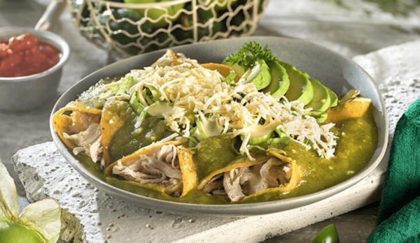 Enchiladas Verdes o Rojas