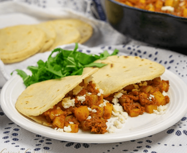 Gordita con Chorizo