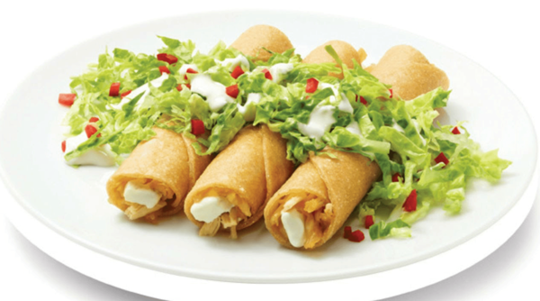 Tacos Dorados de Pollo